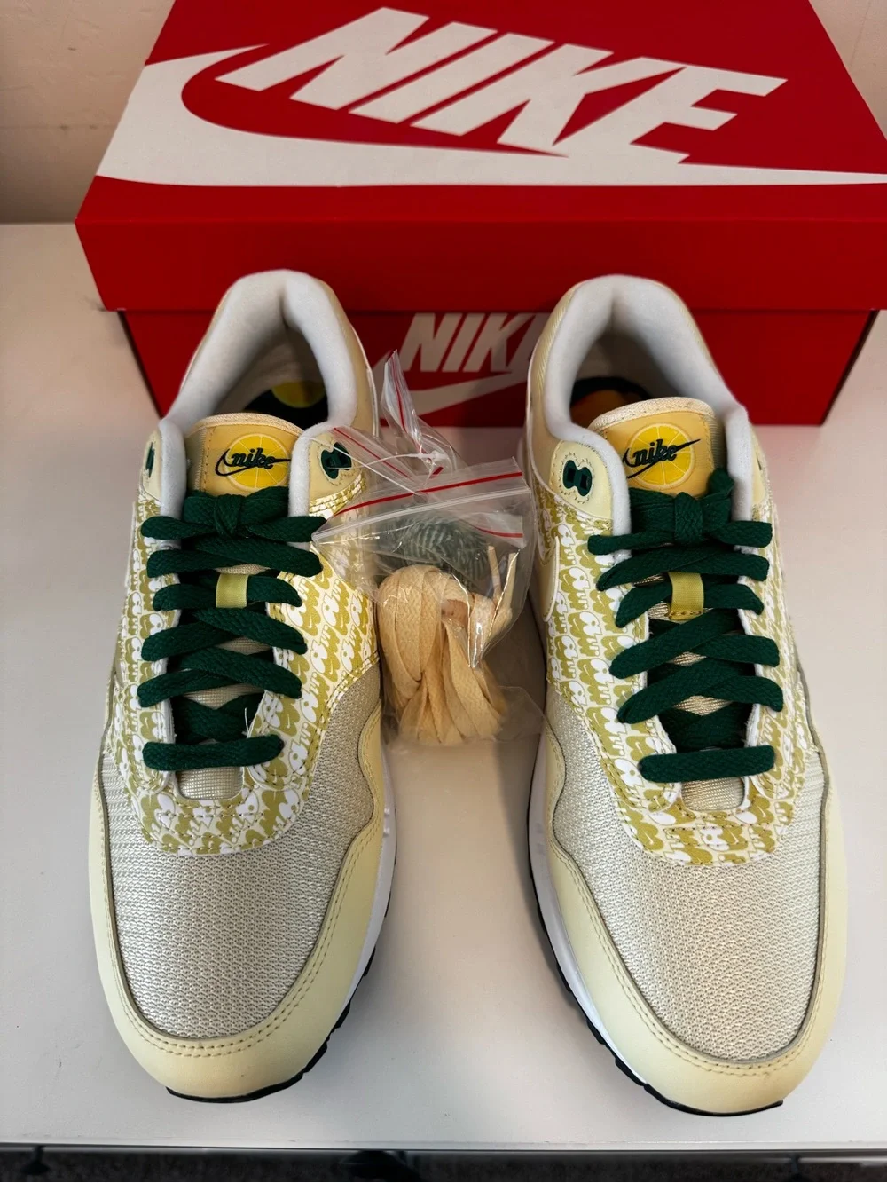 Nike Air Max 1 PRM Lemonade shoes NWT